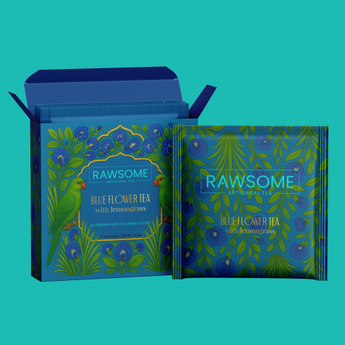 Blue Butterfly Pea Lemongrass Tea - Tea Bags