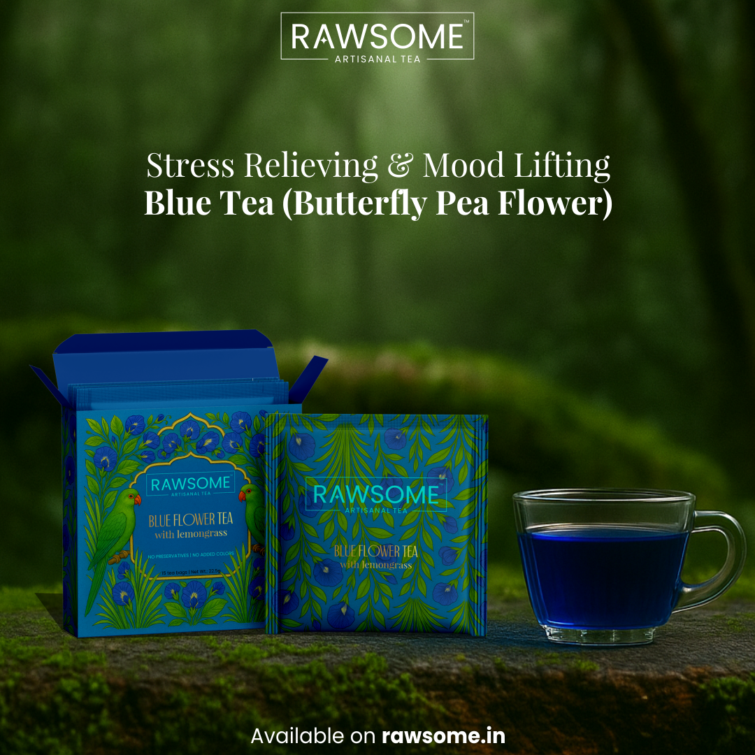 Blue Butterfly Pea Lemongrass Tea - Tea Bags