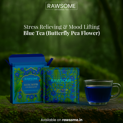 Blue Butterfly Pea Lemongrass Tea - Tea Bags