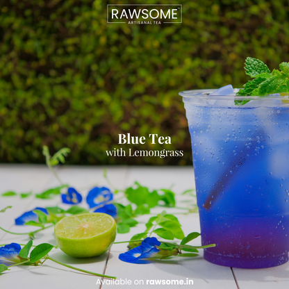 Blue Flower Tea With Lemongrass