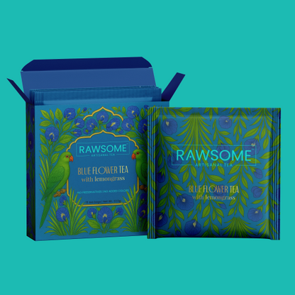 Blue Butterfly Pea Lemongrass Tea - Tea Bags