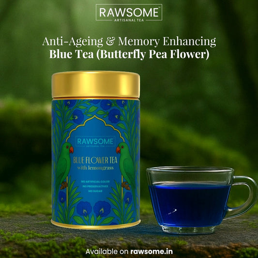 Blue Flower Tea With Lemongrass