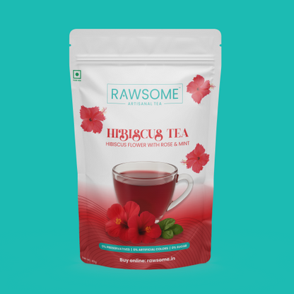 Hibiscus Tea with Rose & Mint - Pouch