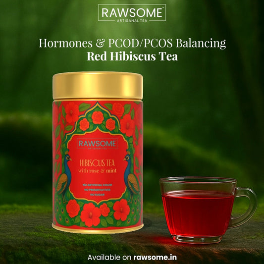 Hibiscus Tea with Rose & Mint