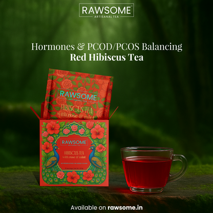 Hibiscus Tea with Rose & Mint - Tea Bags